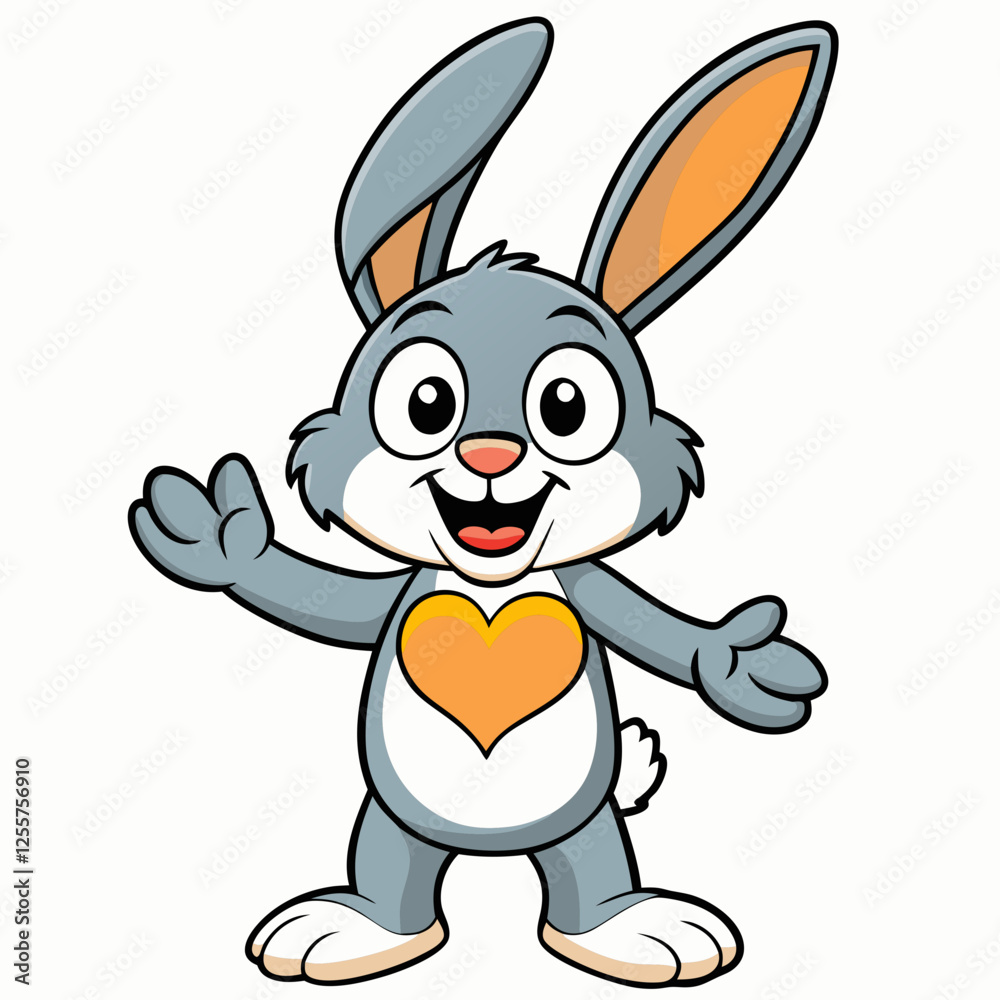 Cute Rabbit Vector Illustration Cute Rabbit Vector Illustration