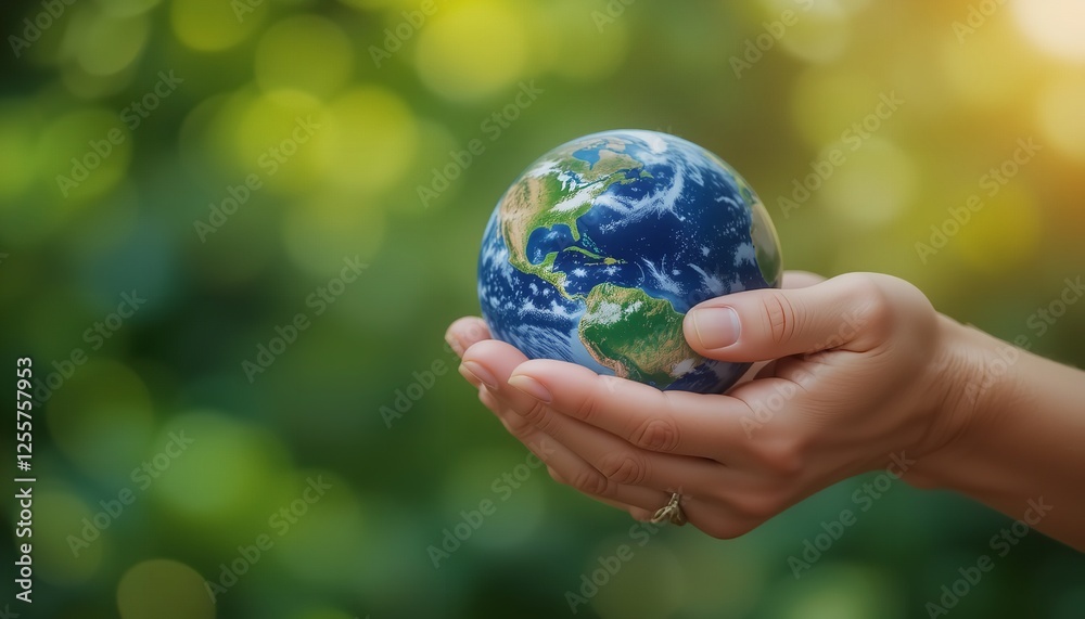 Protecting Our Planet Earth Hands Holding Globe Green Nature Environmental Conservation Sustainable Future Global Responsibility Eco Friendly World Protecting Our Planet Earth Hands Holding Globe Green Nature Environmental Conservation Sustainable Future Global Responsibility Eco Friendly World