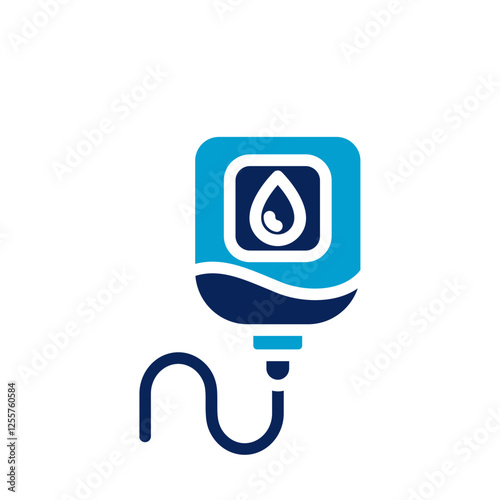 Blood Transfusion Pack Icon