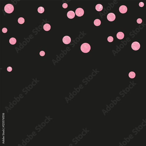 Shiny Gold Shimmer. Pink Splatter Frame. December