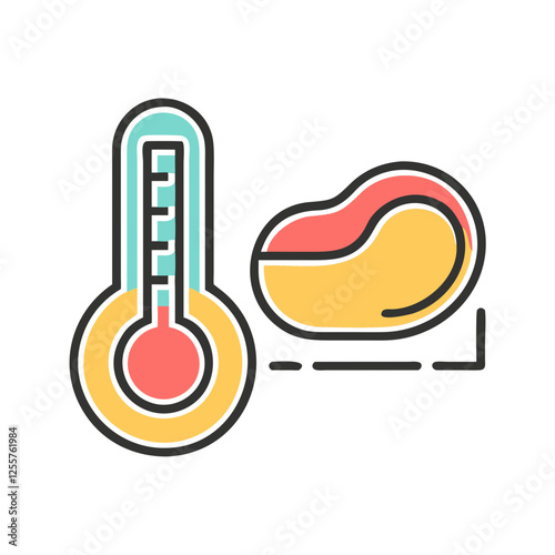 Food Temperature Control for Safety Icon