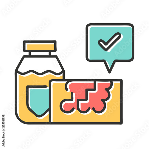 Dairy Safety and Quality Assurance Icon