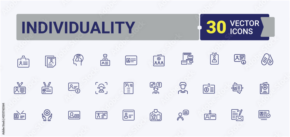 Individuality collection. Contains such icons as business, system, biometric, Identity, finger, authorization, recognition, voice and more. Thin linear style icons. Modern vector illustration. Individuality collection. Contains such icons as business, system, biometric, Identity, finger, authorization, recognition, voice and more. Thin linear style icons. Modern vector illustration.