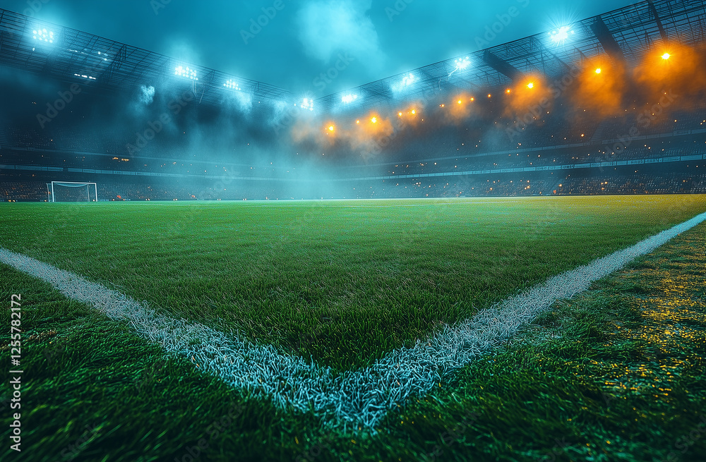 Obraz premium stadium at night