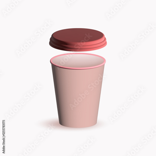 Paper cup mockup