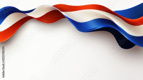 Free Download Abstract Waving Netherlands Flag Design:  Patriotic Colors in Dynamic Flowing Motion - GFXLoad