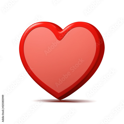 Free Download Red Love Heart Icon Design - Transparent PNG for Graphic Design, Digital Artwork, Social Media, Websites, and Creative Projects - GFXLoad