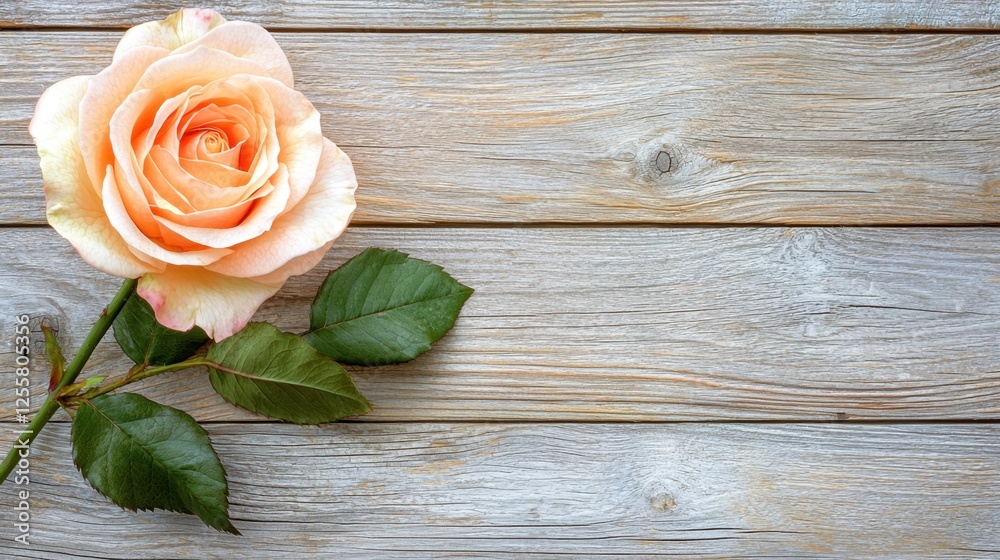 A single wilted rose on a wooden surface, creating a nostalgic mood with space for text. A single wilted rose on a wooden surface, creating a nostalgic mood with space for text.