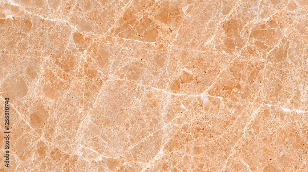 Fototapeta premium Elegant Orange Marble Texture with Subtle Veins and Patterns
