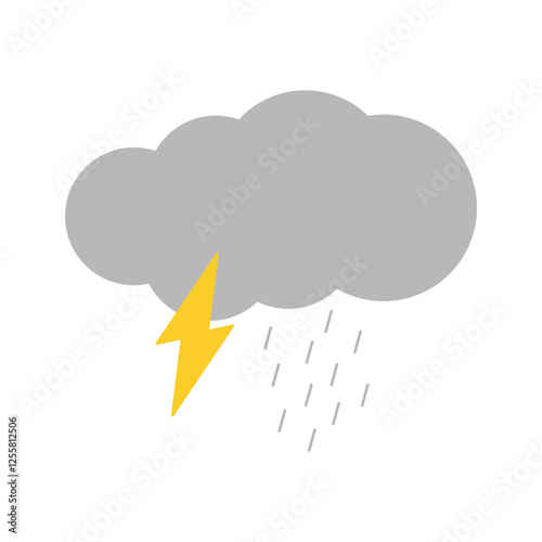 cartoon strom cloud illustration
