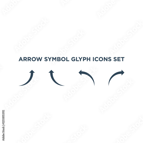 Arrow icons set in trendy flat style isolated vector, arrow symbol for your website design, logo, app, UI illustration.