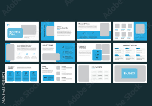 Business presentation templates