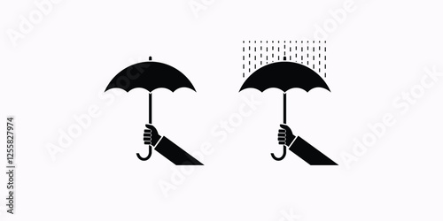 Umbrella Minimal Silhouettes Style icon