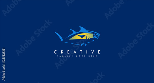 unique fishing logo template, memorable fishing logo icon. fishing vector graphic illustration