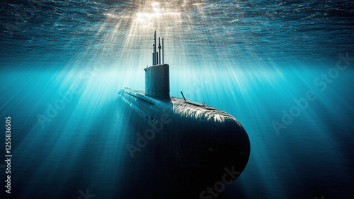 Military Submarine Underwater photo