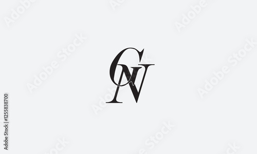 GN, NG , G , N , Abstract Letters Logo Monogram photo