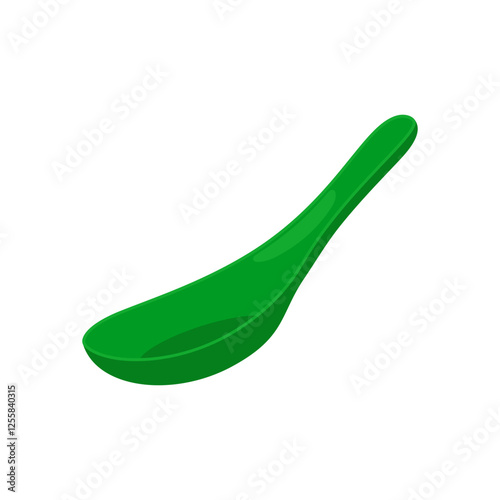 Chinese Spoon,  China Symbols Vector Illustration