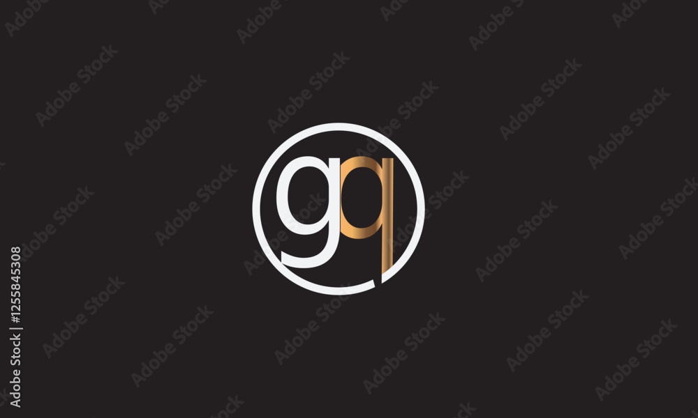 GQ, QG , G , Q , Abstract Letters Logo Monogram GQ, QG , G , Q , Abstract Letters Logo Monogram