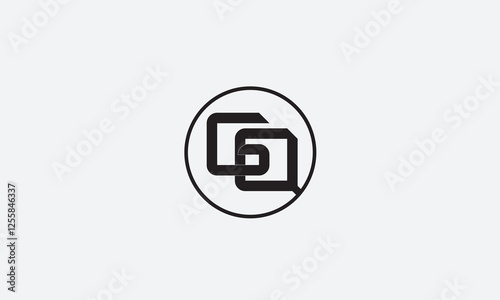 GQ, QG , G , Q , Abstract Letters Logo Monogram