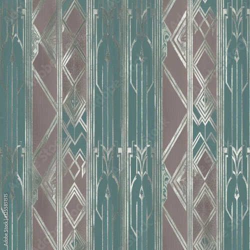 seamless pattern with wooden fence