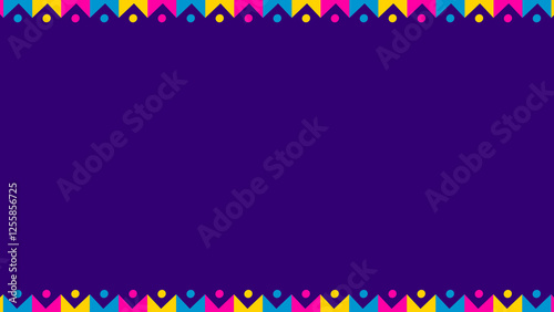 ICC Mens T20 Cricket World Cup 2024 in America theme elements on blue Background Social Media Post, Vector Illustration