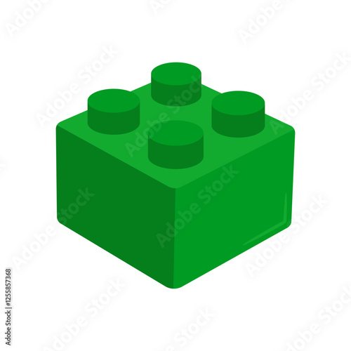 Building Blocks, Kindergarten Vector Illustration