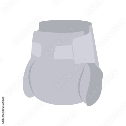 Diaper, Kindergarten Vector Illustration