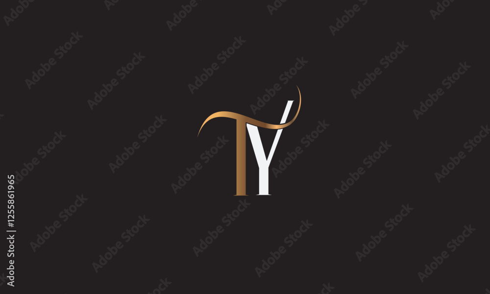TY, YT, Y, T Abstract Letters Logo Monogram TY, YT, Y, T Abstract Letters Logo Monogram