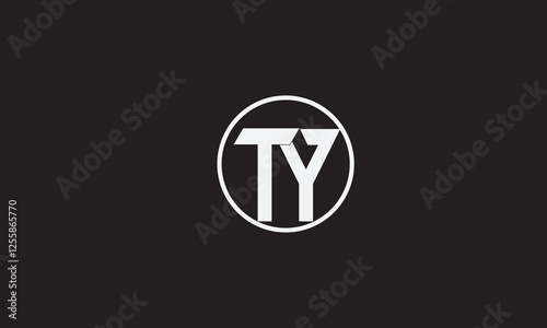 TY, YT, Y, T Abstract Letters Logo Monogram	