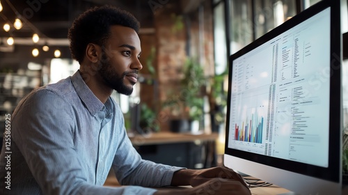 Businessman implements real-time tracking for inventory accuracy.