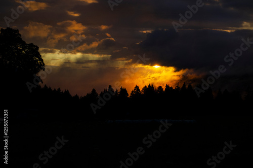 Sonnenuntergang im Schwarzwald