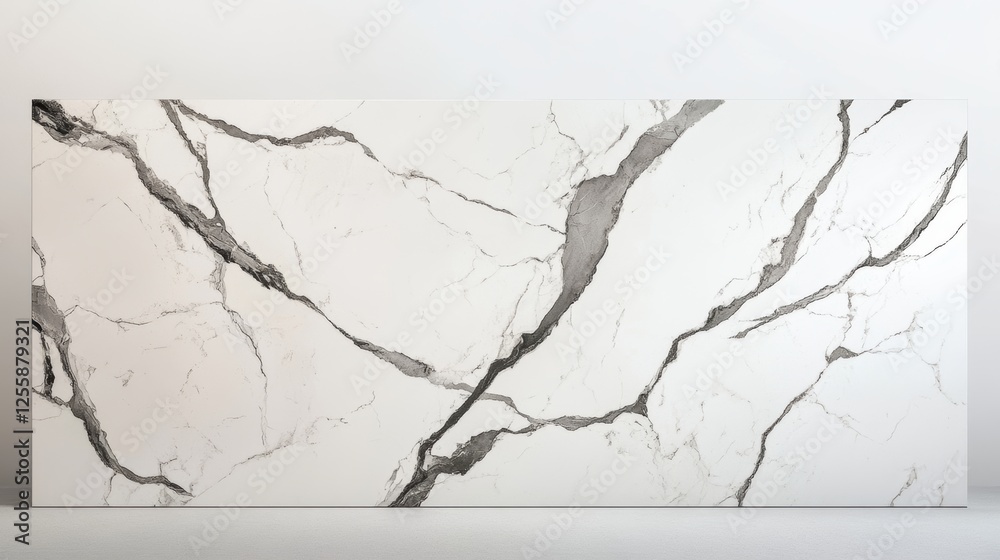 A white marble background with soft gray veins, offering an elegant and professional touch A white marble background with soft gray veins, offering an elegant and professional touch