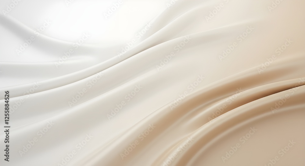 Naklejka premium Degradado blanco y beige suave