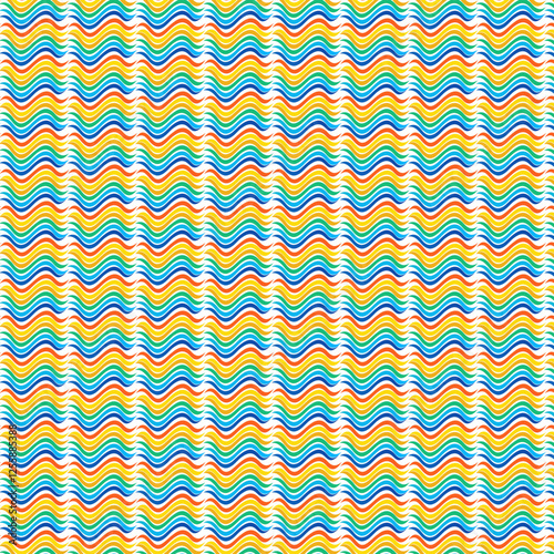 Prismatic Waves Patterns design