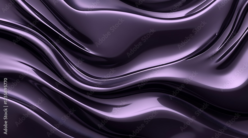 Obraz premium Purple silk waves, abstract background
