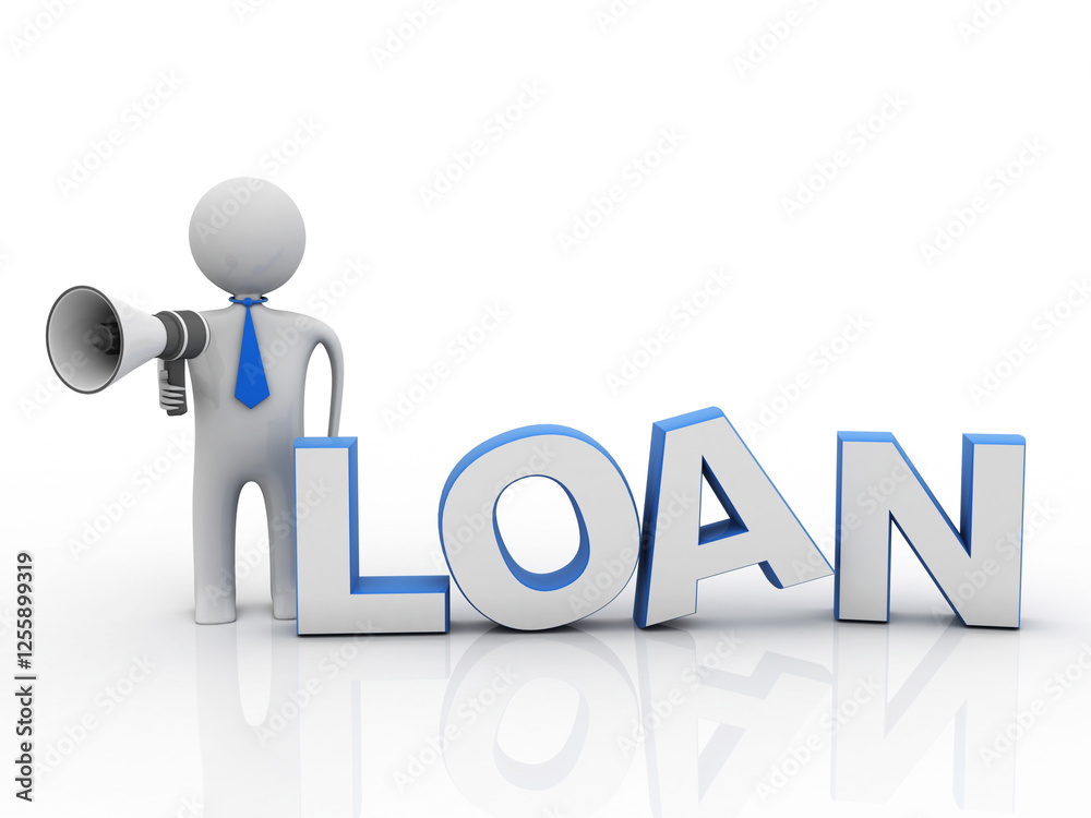 3d rendering business loan concept
3d rendering business loan concept
