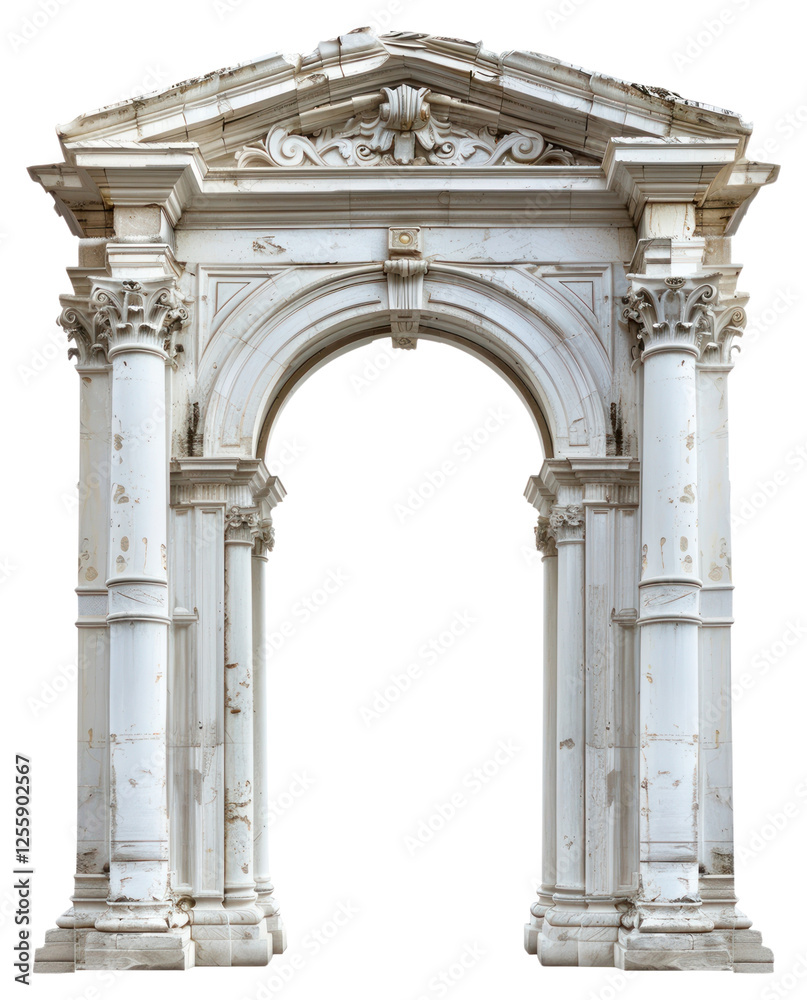 Obraz premium Classical marble archway architecture