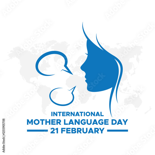 Happy International Mother Language Day. 21 February, International Mother Language Day Vector Design Illustration, Poster, Banner, Advertising, Greeting Card