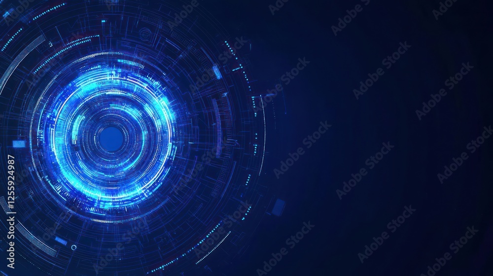 Fototapeta premium Abstract Digital Technology Graphic Design