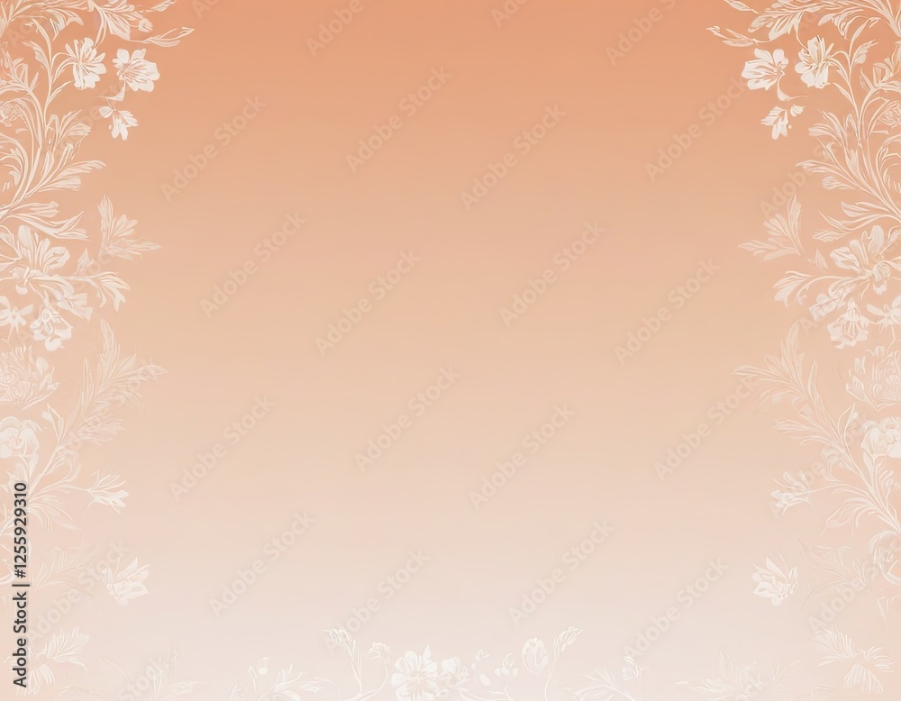 Elegant floral design in soft coral tones, perfect for invitations or backgrounds. Elegant floral design in soft coral tones, perfect for invitations or backgrounds.
