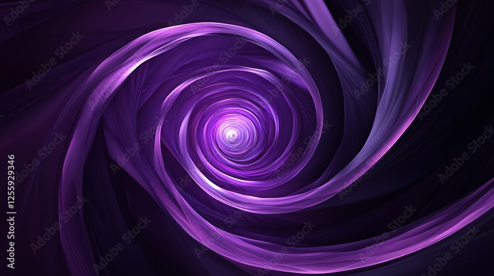 Fototapeta premium Purple swirling vortex, abstract background