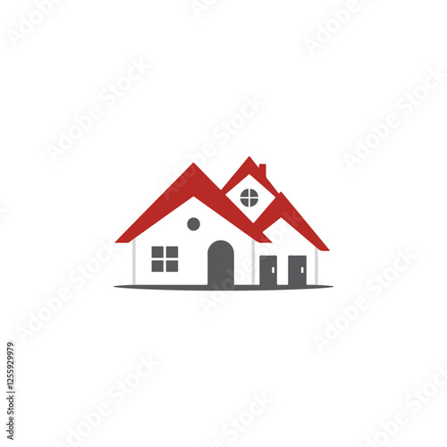 Real Estate Home Logo Design Template