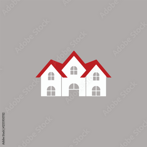 Real Estate Home Logo Design Template