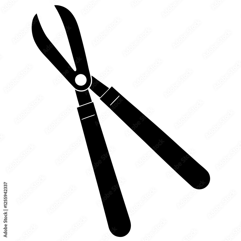Black silhouette vector of various knives and sharp tools, scissors tool vector illustration Black silhouette vector of various knives and sharp tools, scissors tool vector illustration