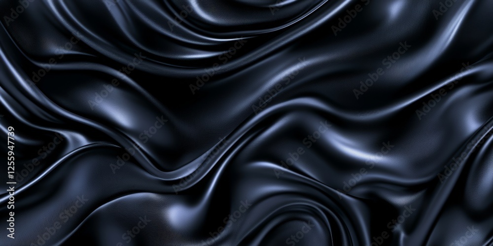 Obraz premium Dark Draped Fabric Texture (1)
