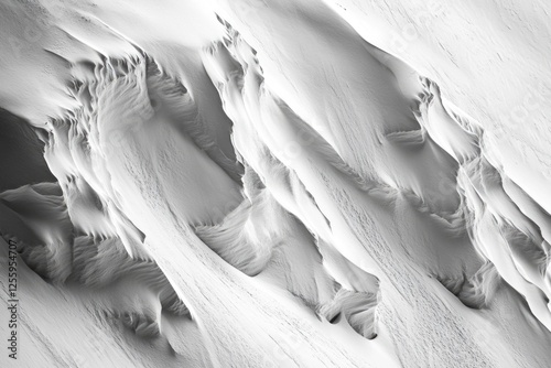 Wallpaper Mural Snowy Mountain Landscape Torontodigital.ca