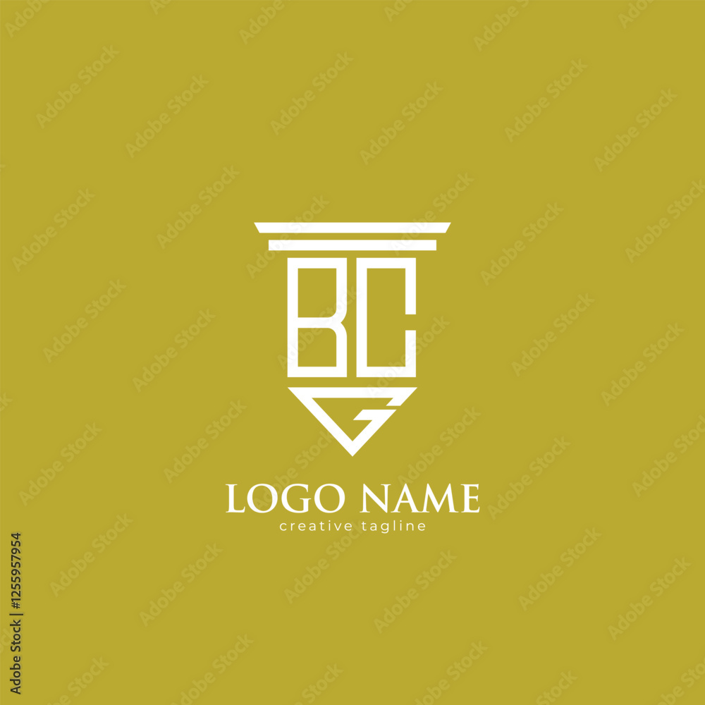 Letter BCG logo design vector template Letter BCG logo design vector template