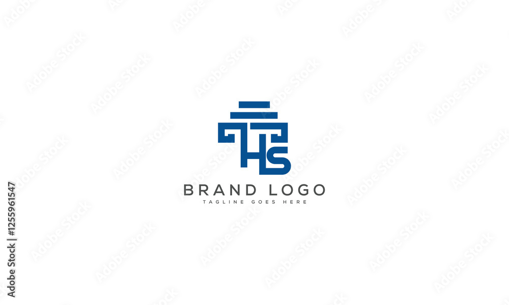 letter HS logo design vector template design for brand. letter HS logo design vector template design for brand.