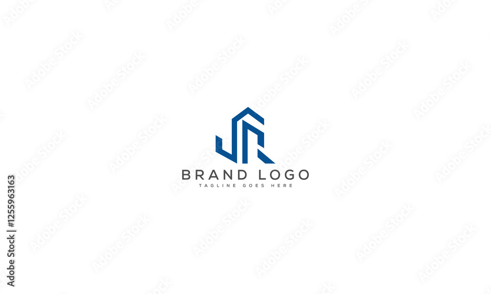 letter JR logo design vector template design for brand. letter JR logo design vector template design for brand.