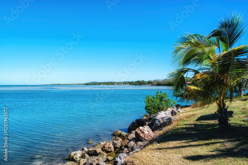 Scenic view from Champoton, Yucatan, Mexico photo